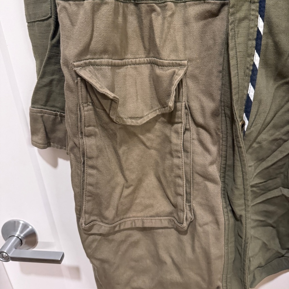 GAP Colorblock Olive Green Utility Field Jacket M - Picture 4 of 7